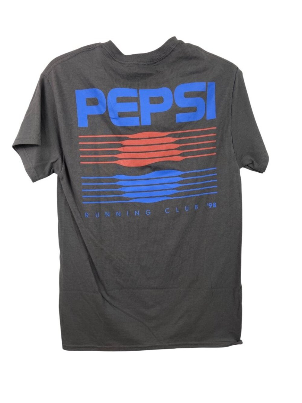 Pepsi-Cola Running Club 98 Mens Size Small Gray Short Sleeve Graphic T-shirt - Picture 2 of 6